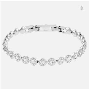 NWT Swarovski Angelic Bracelet, Rhodium Plated